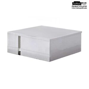 White Glass Top Coffee Table