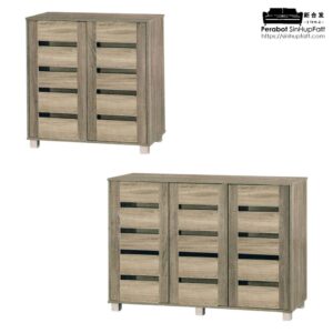 Chipboard Lamination With Plastic Base Shoe Cabinet