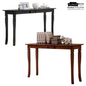 Solid Rubber Wood Console Table