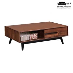 Rubberwood Coffee Table wt Drawers