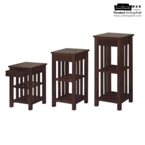 Multi Rack with Full solid Rubber Wood