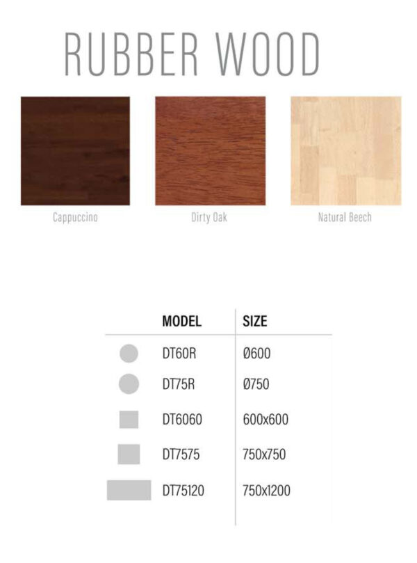 Rubber Wood Table chart 03