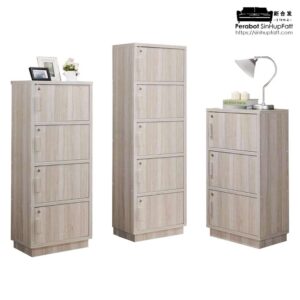 Hollow MDF Board With Paper Laminated Book Case