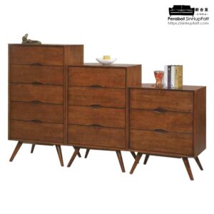 Solid Veneer Material With Drawer For Chest Drawer