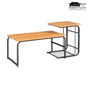 Chipboard With Black Metal Leg For Coffee Table And Side Table