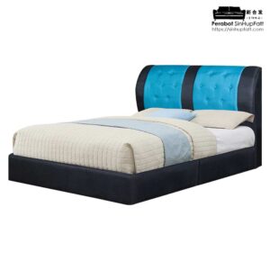 Fabric Material With Round Corner Design For Queen Bed Size