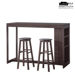 Full Solid Rubber Wood Polo Bar Set