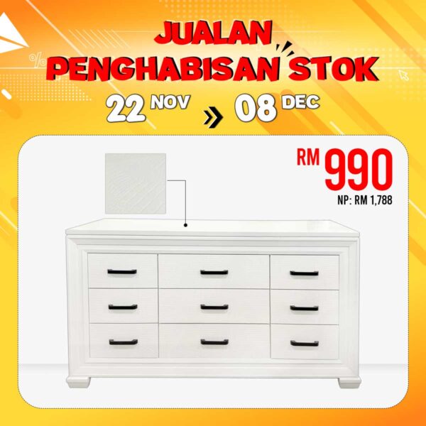 7718 68 9D Chest Drawer RM1788