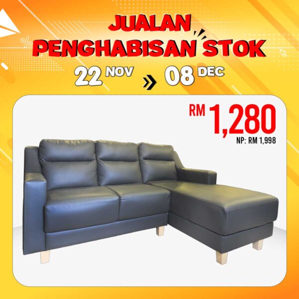 M 138L Sofa Set L Shape PVC RM1998