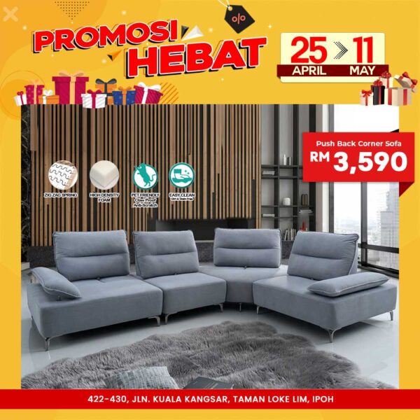 09 Push Back Corner Sofa