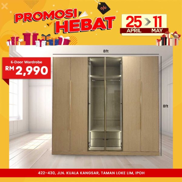 20 6 Door Wardrobe