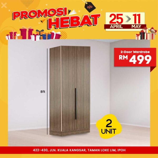 29 2 Door Wardrobe WD2510
