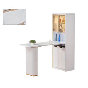 BAR COUNTER WITH WHITE MARBLE
