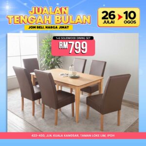 04 1+6 Solidwood Dining Set