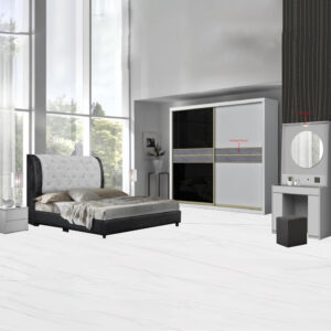 Bedroom Set with Modern Color Tone