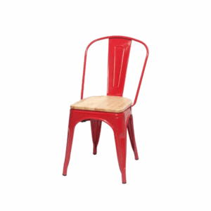 Tolix Chair Series with Wooden Seat
