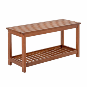 SB-3 Indoor/Outdoor Solid Acacia Wood Bench – Extended Size for Versatile Use