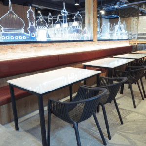 DT QZ3048 MLR Quartz Stone Dining Set