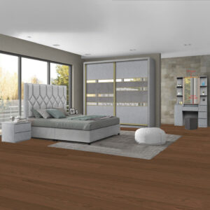 Bedroom Set with Soft Tone and Stylish