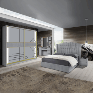 Home Wardrobe Set (Light Grey)