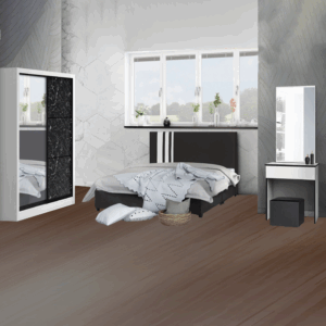 Bedroom Set for Compact Space (4×6)