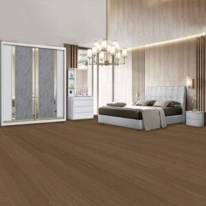 Bedroom Set with Dresser and Wardrobe