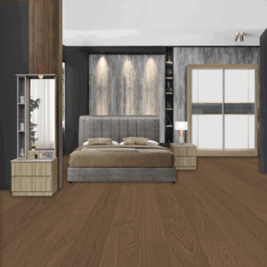 Bedroom Set with Natural Coco Finish