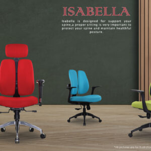 Isabella Office Chair – Dual Back Design Isabella Office Chair – Dual Back Design