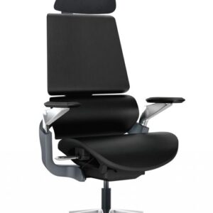 A2 (PU Series) Chrome PU Office Chair