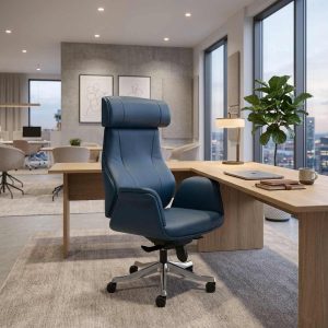 Stephanie CEO series office chair with fashionable upholstered cushion armrest Stephanie CEO series office chair with fashionable upholstered cushion armrest