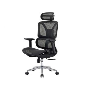 Ergonomic High-Back Mesh Office Chair with Adjustable Headrest