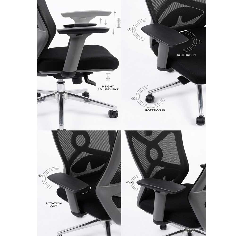 Ergonomic Mesh Office Chair with Adjustable Headrest and Armrest Ergonomic Mesh Office Chair with Adjustable Headrest and Armrest